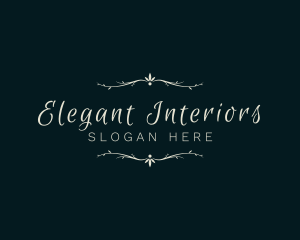 Elegant Decorative Calligraphy logo design