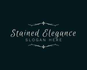 Elegant Decorative Calligraphy logo design