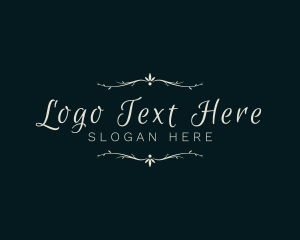 Elegant Decorative Calligraphy Logo