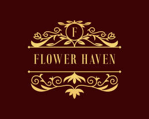 Flower Wedding Event  logo design