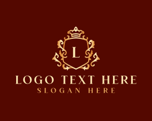 Luxury Decorative Crown logo design