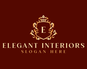 Luxury Decorative Crown logo design