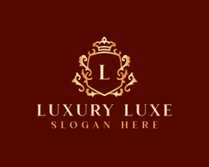 Luxury Decorative Crown logo design