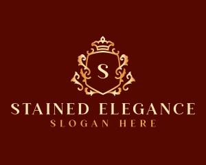 Luxury Decorative Crown logo design