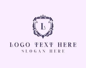 Monarchy - Elegant Regal Shield logo design