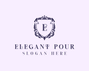 Elegant Regal Shield logo design