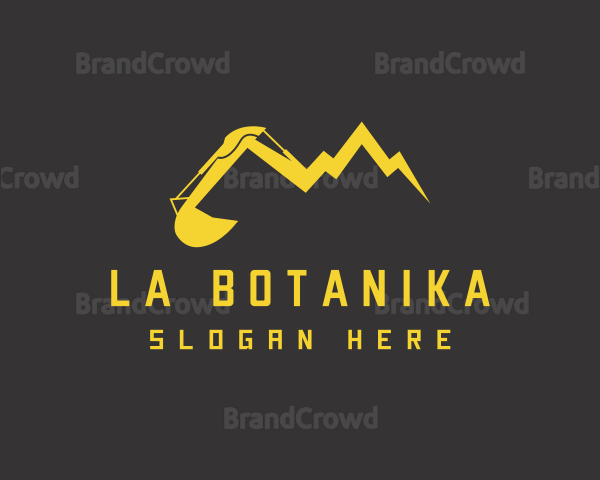 Yellow Mountain Excavator Logo