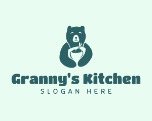 Bear Apron Restaurant logo design