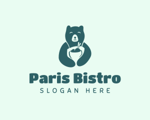 Bear Apron Restaurant logo design