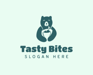 Cater - Bear Apron Restaurant logo design