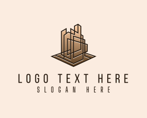 Lux - Premium Building Architecture logo design