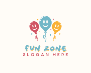 Party Entertainment Balloon logo design