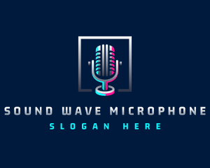 Microphone - Microphone Music DJ logo design