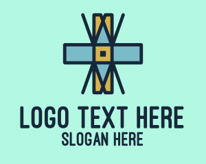 Help - Ancient Medicine Cross logo design