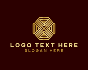Maze - Premium Casino Octagon Letter X logo design