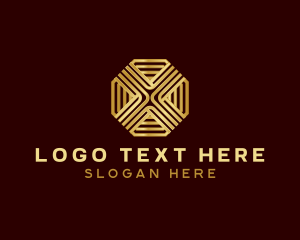 Accounting - Premium Casino Octagon Letter X logo design