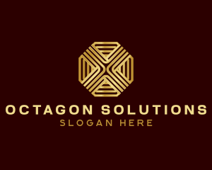 Octagon - Premium Casino Octagon Letter X logo design