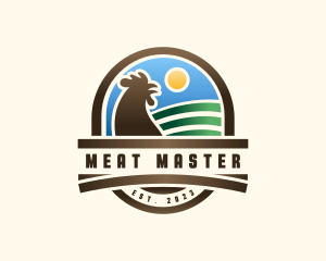 Rooster Farm Livestock logo design