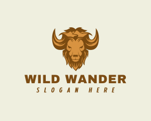 Mountain Wild Buffalo logo design