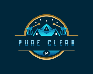 Roof Pressure Washing logo design