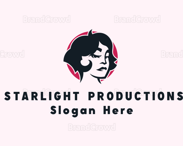 Beauty Woman Haircut Logo