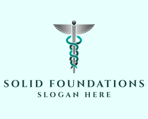 Health Care Provider - Caduceus Staff Hospital logo design