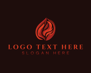 Gas - Fire Flame Blaze logo design