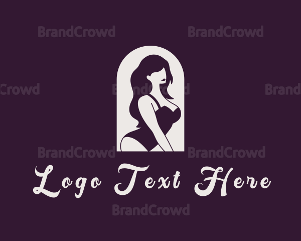 Sexy Female Lingerie Logo