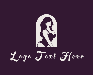 Dating Sites - Sexy Female Lingerie logo design