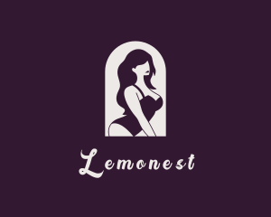 Adult Entertainer - Sexy Female Lingerie logo design