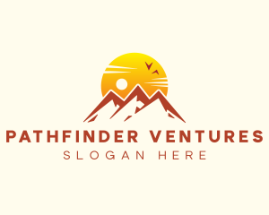 Journey - Peak Mountain Nature logo design