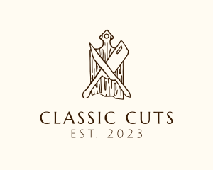 Cutting Board Knife  logo design