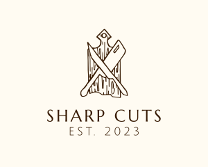 Cutting Board Knife  logo design