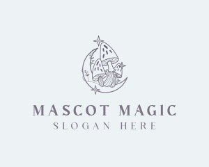 Wild Magical Mushroom logo design