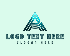 Delivery - Generic Professional Letter A logo design