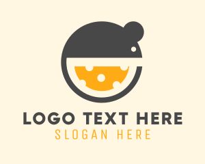 Bread - Cheese Bowl Mouse logo design