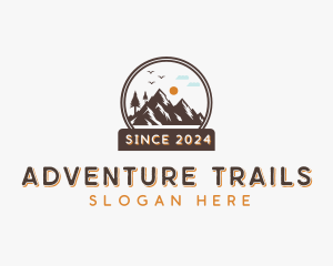 Mountain Nature Adventure logo design