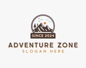 Mountain Nature Adventure logo design