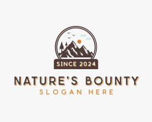 Mountain Nature Adventure logo design