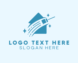 Deep Clean - Clean Wipe House logo design