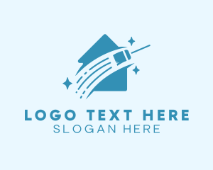 Cleaning - Clean Wipe House logo design