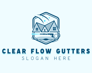 Gutter Cleaning Pressure Washing logo design