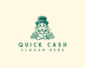 Cash - Cash Moustache Money logo design