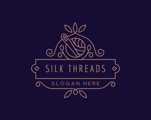 Needle Seamstress Dressmaker logo design