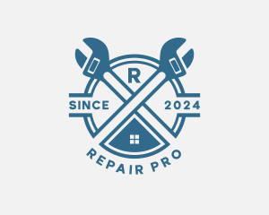 Wrench Handyman Repair logo design