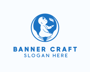 Baby Hand Care logo design