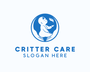 Baby Hand Care logo design