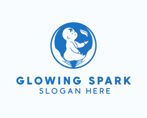 Baby Hand Care logo design