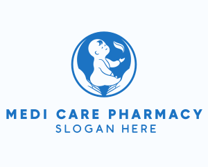 Baby Hand Care logo design