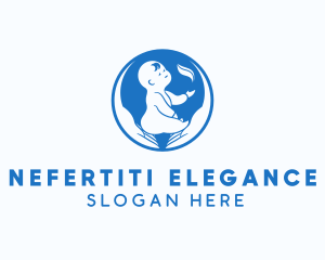 Baby Hand Care logo design